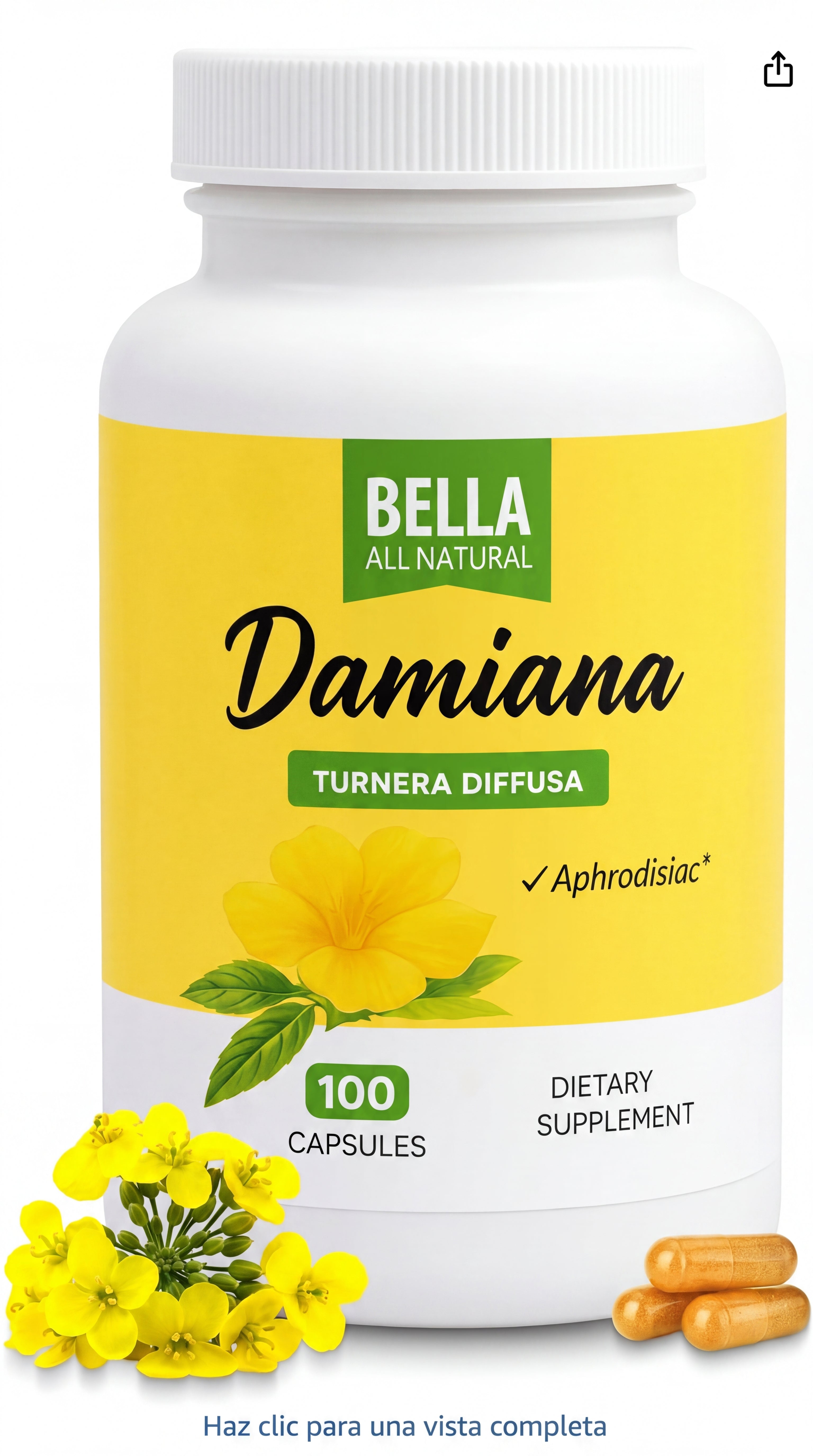 Capsulas de Damiana